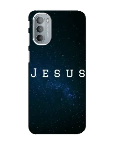 Чехол для Motorola MOTO G41 с картинкой «Звездное небо Jesus»