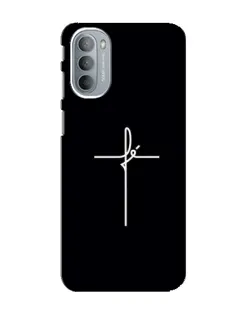 Чехол для Motorola MOTO G41 с картинкой «Тонкий крест»