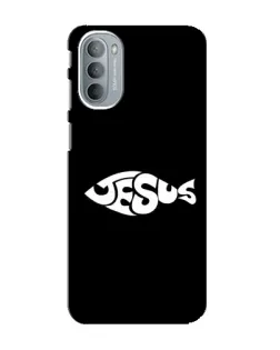 Чехол для Motorola MOTO G41 с картинкой «Рыба Jesus»