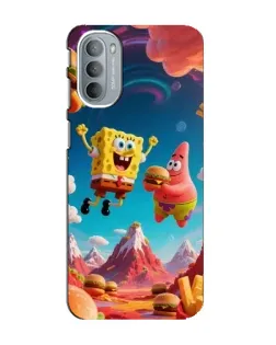 Чехол для Motorola MOTO G41 с картинкой «Космический фастфуд»