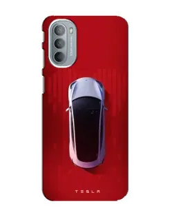 Чехол для Motorola MOTO G41 с картинкой «Tesla Top View»