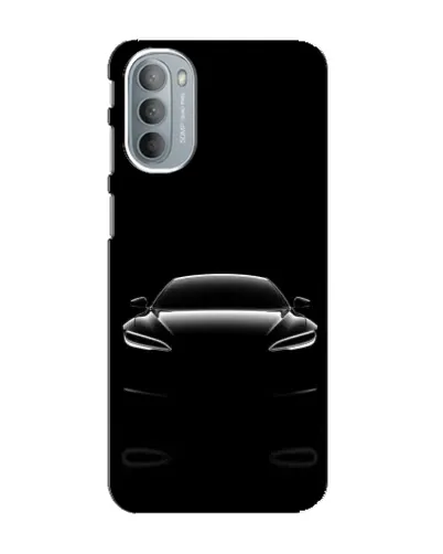 Чехол для Motorola MOTO G41 с картинкой «Силуэт Tesla Night»