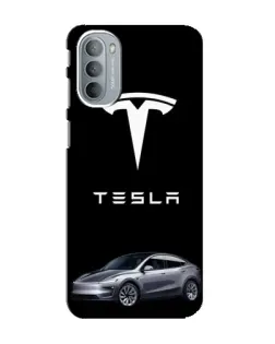 Чехол для Motorola MOTO G41 с картинкой «Tesla Model Y»