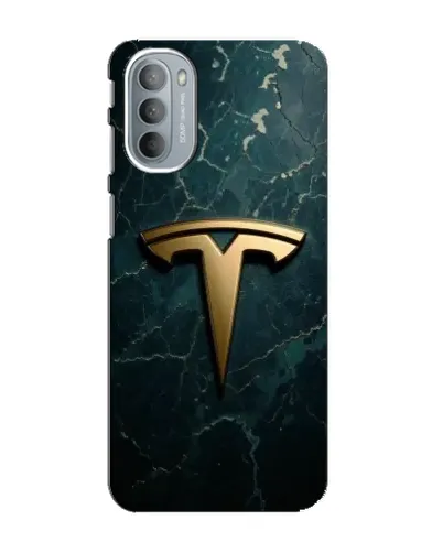 Чехол для Motorola MOTO G41 с картинкой «Мраморная Tesla Gold»