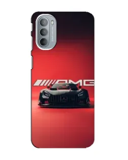 Чехол для Motorola MOTO G41 с картинкой «Mercedes AMG — красная линия»