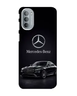 Чехол для Motorola MOTO G41 с картинкой «Mercedes — решетка радиатора»