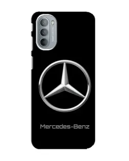 Чехол для Motorola MOTO G41 с картинкой «Mercedes Silver Logo»