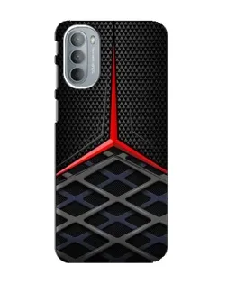 Чехол для Motorola MOTO G41 с картинкой «Mercedes Carbon Grid»