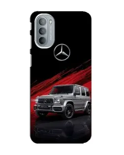 Чехол для Motorola MOTO G41 с картинкой «Mercedes G-Class красный»