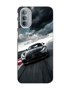 Чехол для Motorola MOTO G41 с картинкой «Гоночный Mercedes AMG»