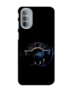 Чехол для Motorola MOTO G41 с картинкой «Салон Audi — руль» Чехол для Motorola MOTO G41 с картинкой «Салон Audi — руль»
