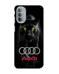 Чехол для Motorola MOTO G41 с картинкой «Пантера и Audi»