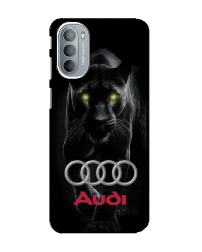 Чехол для Motorola MOTO G41 с картинкой «Пантера и Audi»