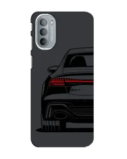 Чехол для Motorola MOTO G41 с картинкой «Задняя часть Audi — арт»