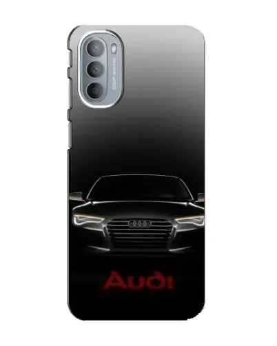 Чехол для Motorola MOTO G41 с картинкой «Audi — градиентный контур»