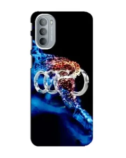 Чехол для Motorola MOTO G41 с картинкой «Энергия лого Audi»