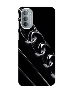 Чехол для Motorola MOTO G41 с картинкой «Audi — абстрактные кольца»