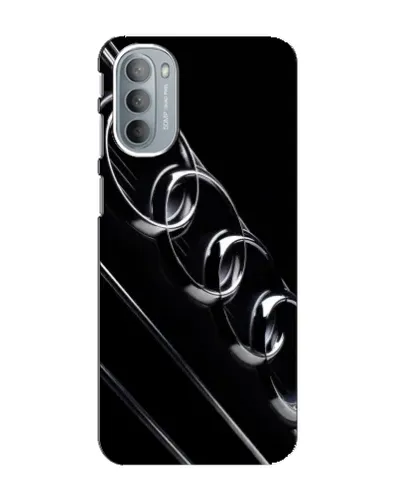 Чехол для Motorola MOTO G41 с картинкой «Audi — абстрактные кольца»