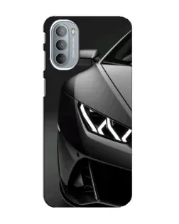 Чехол для Motorola MOTO G41 с картинкой «Lamborghini фары детализация»