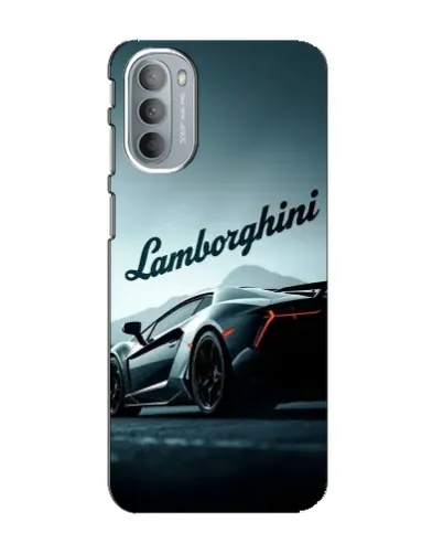 Чехол для Motorola MOTO G41 с картинкой «Классическая надпись Lamborghini»