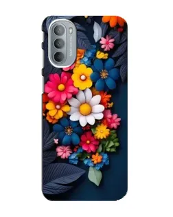 Чехол для Motorola MOTO G41 с картинкой «Цветочная феерия»