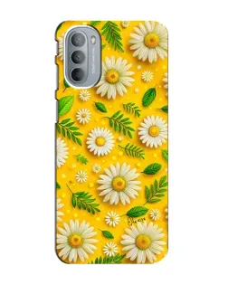Чехол для Motorola MOTO G41 с картинкой «Ромашковое солнце»