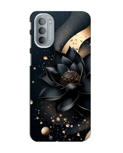 Чехол для Motorola MOTO G41 с картинкой «Черный лотос»