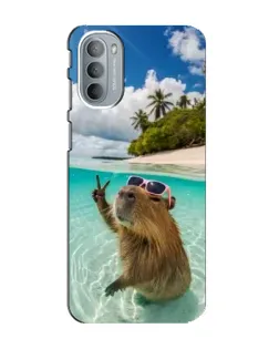 Чехол для Motorola MOTO G41 с картинкой «Капибара на море» Чехол для Motorola MOTO G41 с картинкой «Капибара на море»