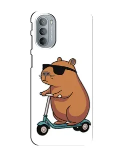 Чехол для Motorola MOTO G41 с картинкой «Капибара на самокате» Чехол для Motorola MOTO G41 с картинкой «Капибара на самокате»