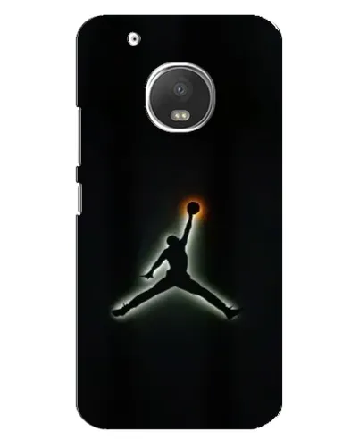 Чехол для Motorola MOTO G5 Plus с картинкой «Jordan Gradient Logo»