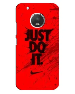 Чехол для Motorola MOTO G5 Plus с картинкой «Nike Just Do It»