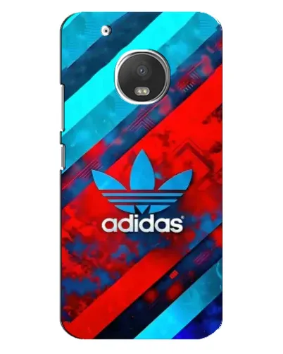 Чехол для Motorola MOTO G5 Plus с картинкой «Абстракция Adidas»