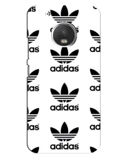 Чехол для Motorola MOTO G5 Plus с картинкой «Adidas Pattern»