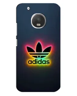Чехол для Motorola MOTO G5 Plus с картинкой «Неоновый Adidas»