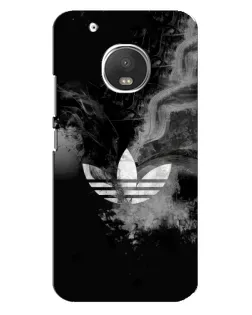 Чехол для Motorola MOTO G5 Plus с картинкой «Абстрактный дым Adidas»