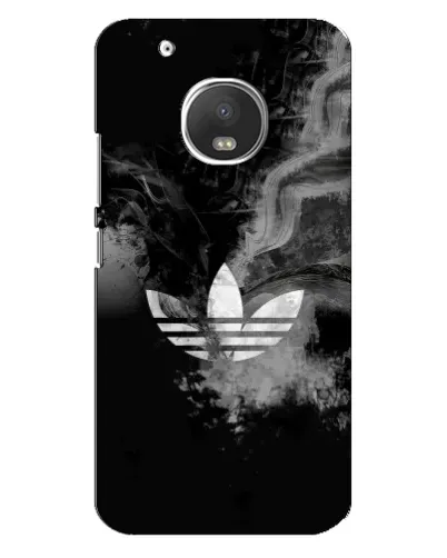 Чехол для Motorola MOTO G5 Plus с картинкой «Абстрактный дым Adidas»