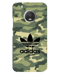 Чехол для Motorola MOTO G5 Plus с картинкой «Милитари стиль Adidas»
