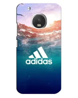 Чехол для Motorola MOTO G5 Plus с картинкой «Океанская глубина адидас»