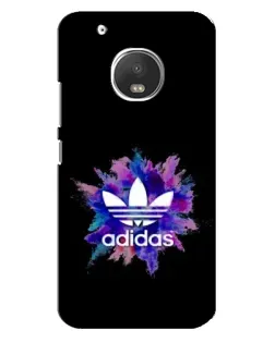 Чехол для Motorola MOTO G5 Plus с картинкой «Взрыв красок Adidas»