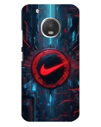 Чехол для Motorola MOTO G5 Plus с картинкой «Техногенный стиль Nike» Чехол для Motorola MOTO G5 Plus с картинкой «Техногенный стиль Nike»