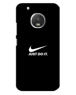 Чехол для Motorola MOTO G5 Plus с картинкой «Минимализм от Nike»