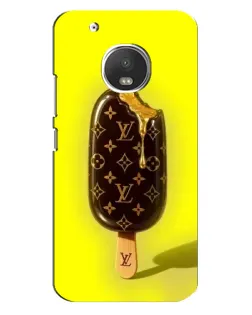 Чехол для Motorola MOTO G5 Plus с картинкой «Мороженое от LV»