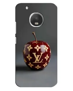 Чехол для Motorola MOTO G5 Plus с картинкой «Красное яблоко LV»