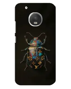 Чехол для Motorola MOTO G5 Plus с картинкой «LV — мраморный принт»