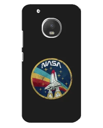 Чехол для Motorola MOTO G5 Plus с картинкой «NASA — эмблема миссии»