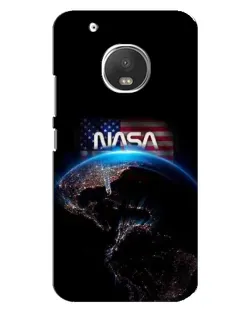 Чехол для Motorola MOTO G5 Plus с картинкой «Земля из космоса NASA»