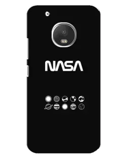 Чехол для Motorola MOTO G5 Plus с картинкой «NASA — технический принт»