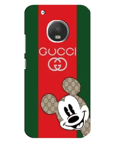 Чехол для Motorola MOTO G5 Plus с картинкой «Gucci — полосы и Микки» Чехол для Motorola MOTO G5 Plus с картинкой «Gucci — полосы и Микки»