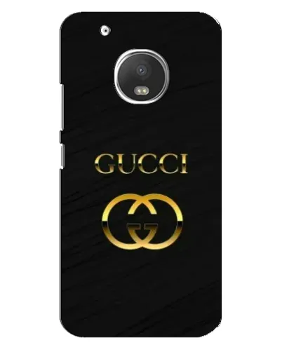 Чехол для Motorola MOTO G5 Plus с картинкой «Золотой логотип Gucci» Чехол для Motorola MOTO G5 Plus с картинкой «Золотой логотип Gucci»