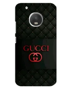 Чехол для Motorola MOTO G5 Plus с картинкой «Gucci — стеганый черный»